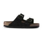 BirkenStock Arizona Soft FootbedSuede Leather - Black