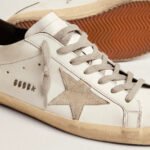 Golden Goose Super-Star with black heel tab and metal stud lettering(Unisex) - Image 4
