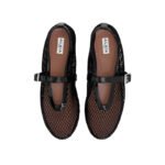 Alaïa Fishnet Ballerina Flats | Black - Image 4