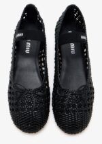 Miu Miu Woven nappa leather ballerinas - Image 5
