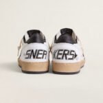 Golden Goose Ball Star in nappa with black star and black heel tab(Men) - Image 5