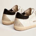 Golden Goose Super-Star with black heel tab and metal stud lettering(Unisex) - Image 5