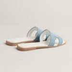 Hermès Oran sandal 'bleu clair' - Image 4