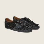 Golden Goose True-Star in black suede with Swarovski crystals and black leather star(Women's) - Image 3