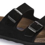 BirkenStock Arizona Soft FootbedSuede Leather - Black - Image 6