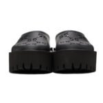 Gucci Platform Perforated G Sandal 'Black' - Image 4