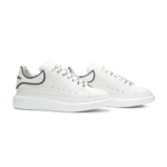 Alexander McQueen Oversized Sneaker 'New Tech Calf - White Black - Image 4
