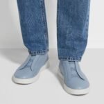 LIGHT BLUE TRIPLE STITCH™ SECONDSKIN SNEAKERS Light Blue - Image 6