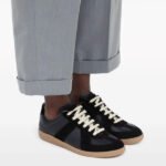 Maison Margiela - Replica leather and suede sneakers - Image 6