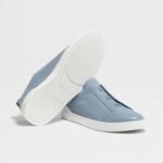 LIGHT BLUE TRIPLE STITCH™ SECONDSKIN SNEAKERS Light Blue - Image 5