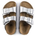 Birkenstock Arizona Children's
Percoflor - Electroplated Silver with a Metallic Sheen - Image 4