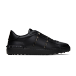 Valentino Garavani Black Rockstud Untitled Sneakers