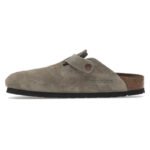 Birkenstock Boston Soft Footbed – Suede Taupe - Image 2