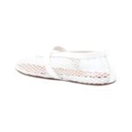 Alaïa Buckle Ballet Flats | White - Image 4