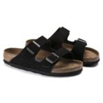BirkenStock Arizona Soft FootbedSuede Leather - Black - Image 2
