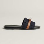 Hermès Giulia sandal 'Bleu Brut / Naturel' - Image 2