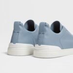 LIGHT BLUE TRIPLE STITCH™ SECONDSKIN SNEAKERS Light Blue - Image 4