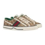 Gucci - Tennis 1977 GG Canvas Beige / Ebony Low Top Sneakers - Image 2