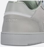 Dior B27 Uptown Low-Top Sneaker Gray Grained Calfskin and Gray Dior Gravity Leather - Image 4