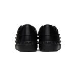 Valentino Garavani Black Rockstud Untitled Sneakers - Image 4