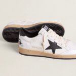 Golden Goose Ball Star in nappa with black star and black heel tab(Men) - Image 4