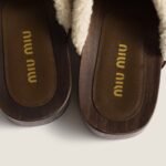 Miu Miu Suede clogs 'Cocoa Brown' - Image 5