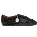 Golden Goose True-Star in black suede with Swarovski crystals and black leather star(Women's)