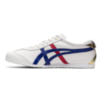 Onitsuka Tiger Mexico 66 – White Dark Blue Red Golda - Image 2