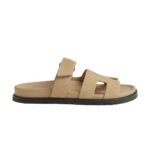 Hermès Chypre Sandals 'Beige Suede'