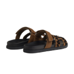 Hermès Chypre sandal 'brun fumé / noir' - Image 3