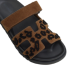 Hermès Chypre sandal 'brun fumé / noir' - Image 4