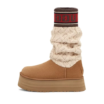 Ugg Classic Sweater Letter Boot 'Chestnut' - Image 2