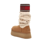 Ugg Classic Sweater Letter Boot 'Chestnut' - Image 4